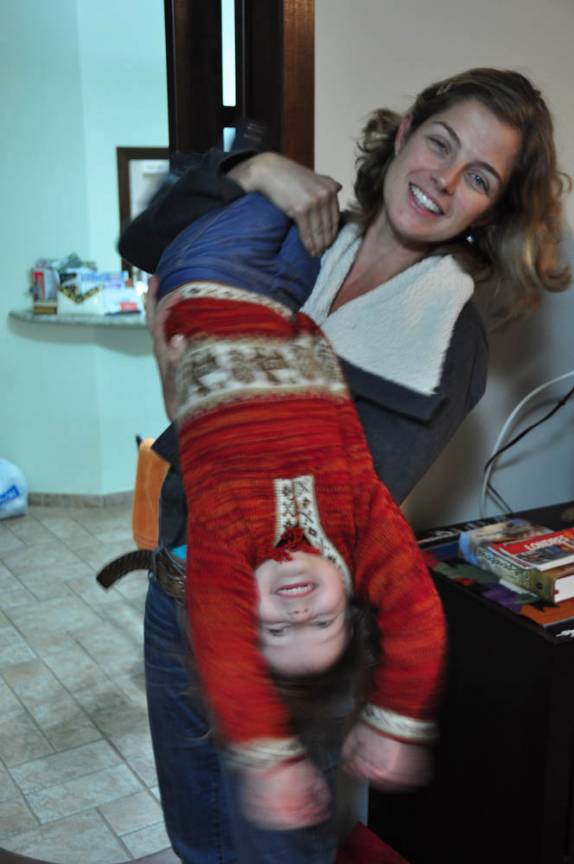 Brincando com a Luiza, em Curitiba, no Paraná